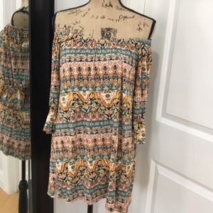 Off the shoulder dress